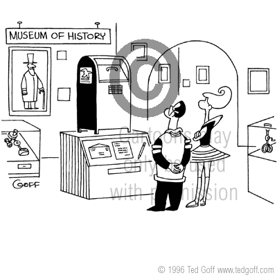 management cartoon 2115: Wall clock, comes with manual: 