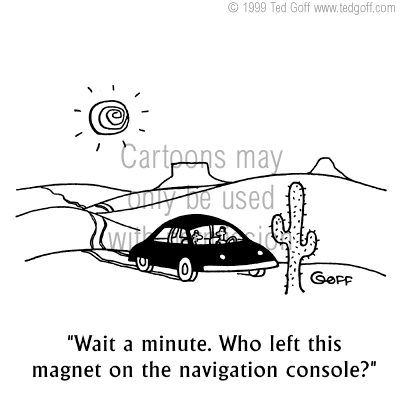 computer cartoon 2691: Man on 