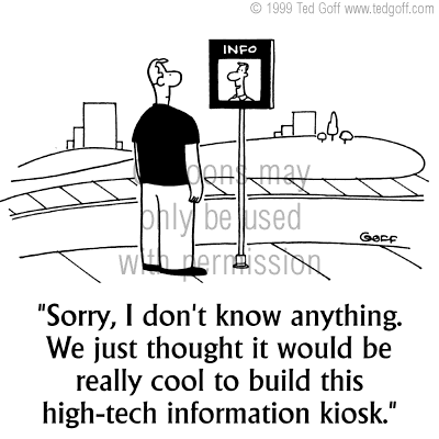 computer cartoon 2693: Man in 