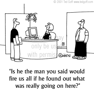 management cartoon 3460en: 