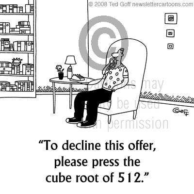 customer service cartoon 5886: 