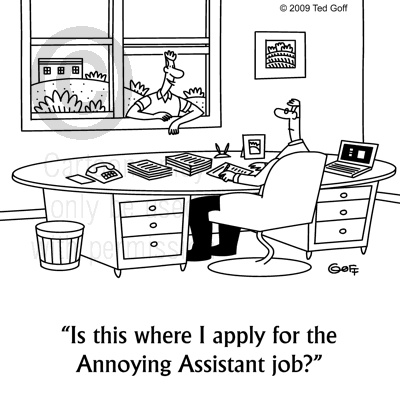 assistant property manager cartoons