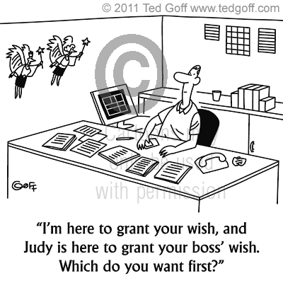 management cartoon 6818: 