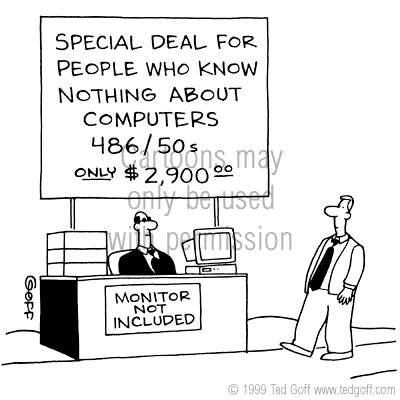 Management Cartoon # 2861en: Special Deal For People Who Know Nothing ...
